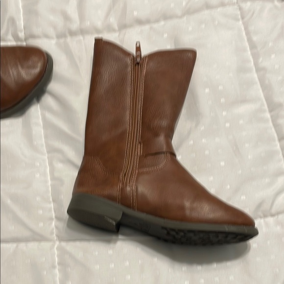 OshKosh B'gosh Brown Leather Boots - Picture 2 of 3